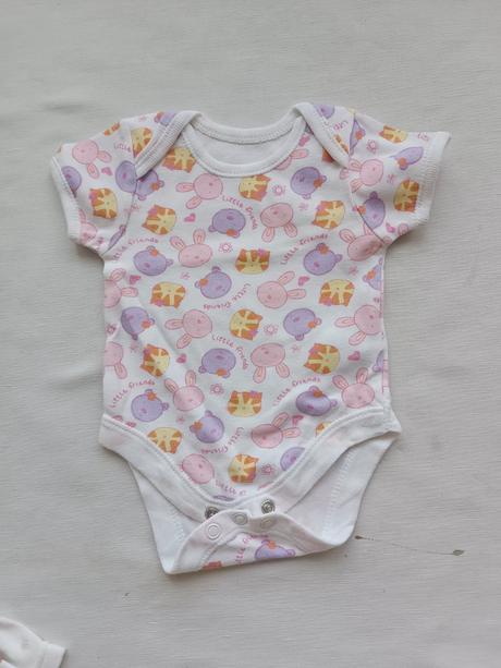 Dětské body krátký rukáv, 50