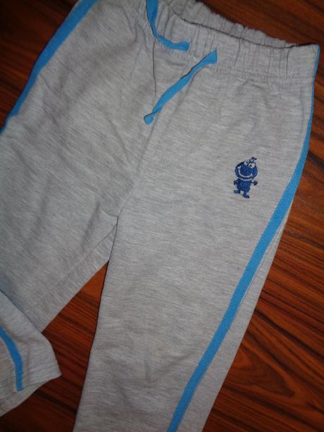 Šedé tepláky s robůtkem, topolino,92