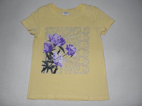 Dívčí žluté tričko zn. page one young vel.134/140, 134