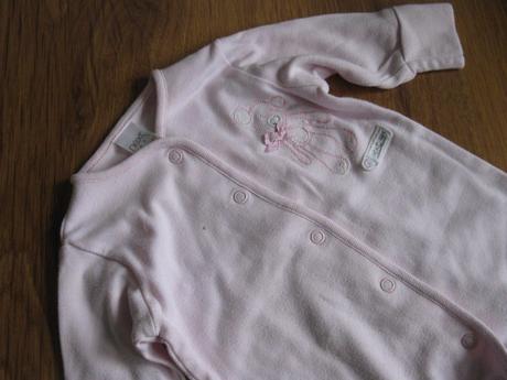 Růžový overálek s méďou, next,62