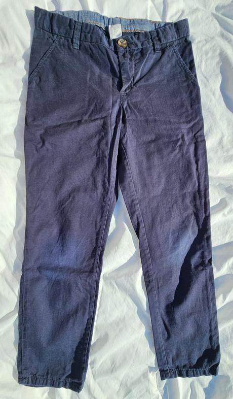 G512	chlapecké společenské kalhoty vel. 116, h&m,116