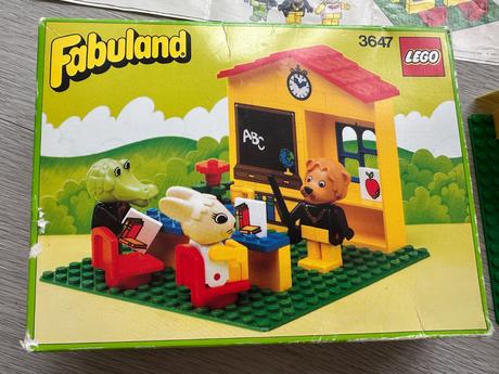 Lego 3647 fabuland, škola,