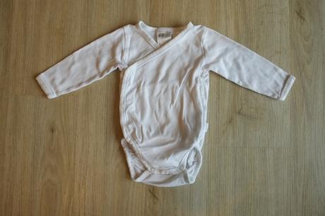 Tři bílé zavinovací body vel. 62, h&m,62