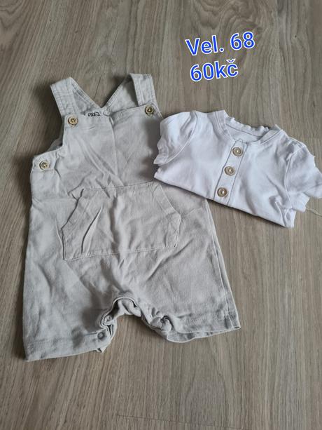 Chlapecký set lacláče + triko 68, 68