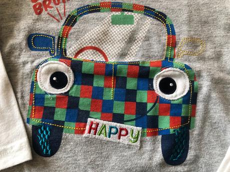 Vel. 86 pyžamový komplet s autem, 92