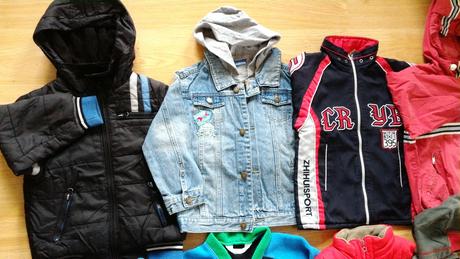 Balík mix věcí na kluka od vel.98-116 jaro/podzim, 86–98