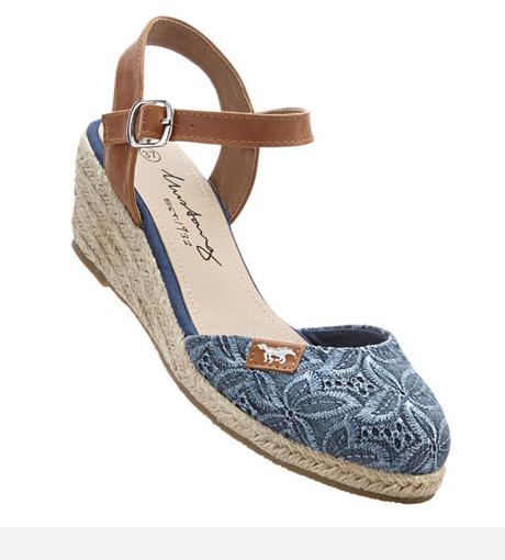 Sandále, espadrilky, mustang,41