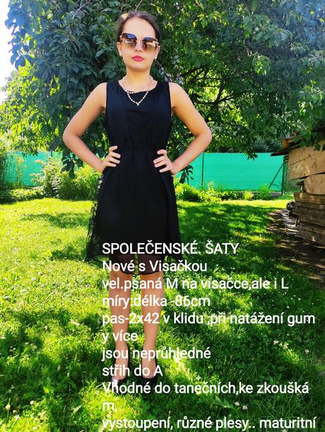 Společenské šaty-nové,v 38-40,taneční,plesy, m