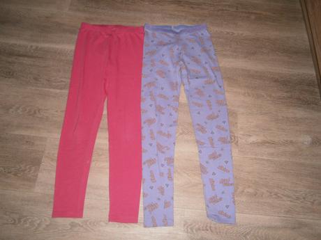 2x legíny vel. 140-146, 140