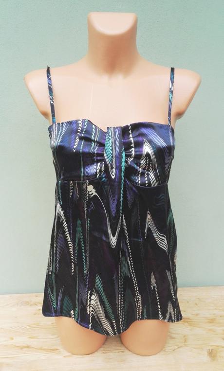 Lehký saténoý top tunika h&m - vel.36, h&m,36