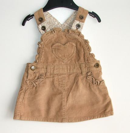 P212 manšestrová sukně s laclem vel. 68, matalan,68