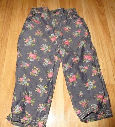 Květinkové kalhoty, baby,80