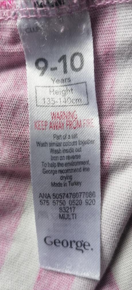 Bavlněné pyžamové kalhoty vel 134 - 140, george,134