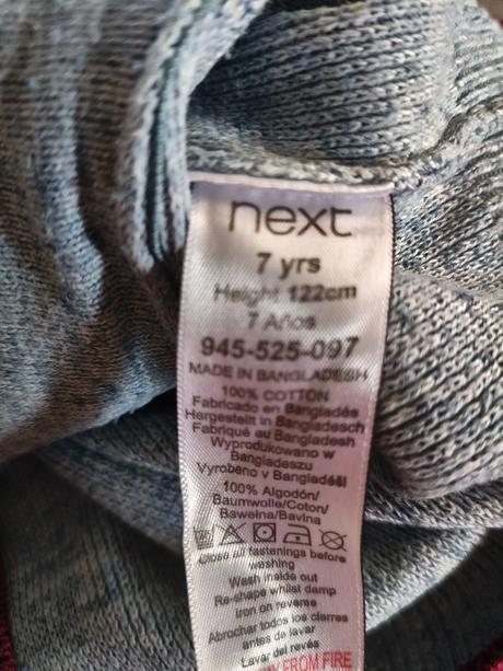 Mikina na zip pro kluka 116/122, next,116