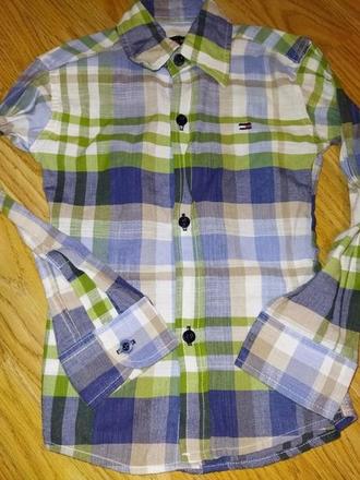 Kostkovaná košile tommy hilfiger 86, tommy hilfiger,86