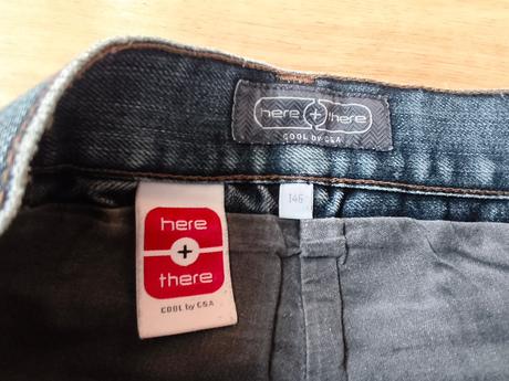 Zateplené džíny, c&a,140