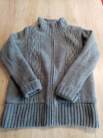 Teplý svetr na zip vel. 36/38, m