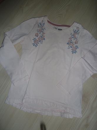 Triko s drobnými květy, dlouhý rukáv, pepco,128