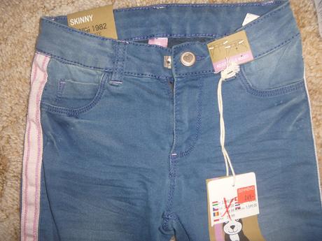 Nové modré elastické rifle zn. dopodopo vel. 116, dopodopo,116