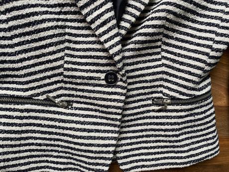 Pruhované neformální sako, vel s-s/m, atmosphere, atmosphere,s