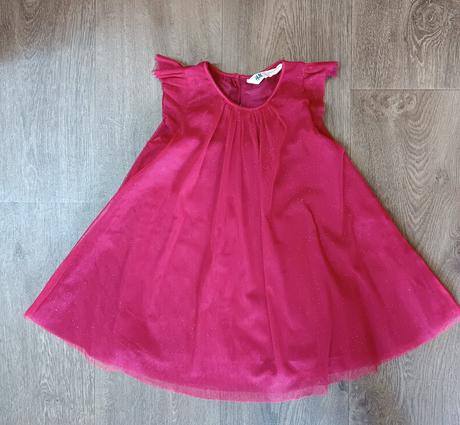 Letní červené šaty, zn. h&m, vel. 98, h&m,98