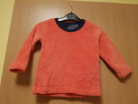 Fleesová mikina. značka ani velikost neuvedena., 86