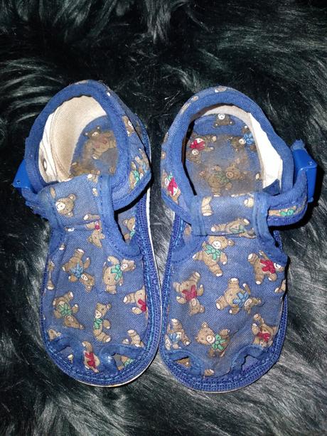 Dětské papuče medvídci vel. 19-20, vnit.stél13 cm, 19