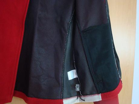 Bunda - vínovo-smetanová, vel. 36/38, tcm,36