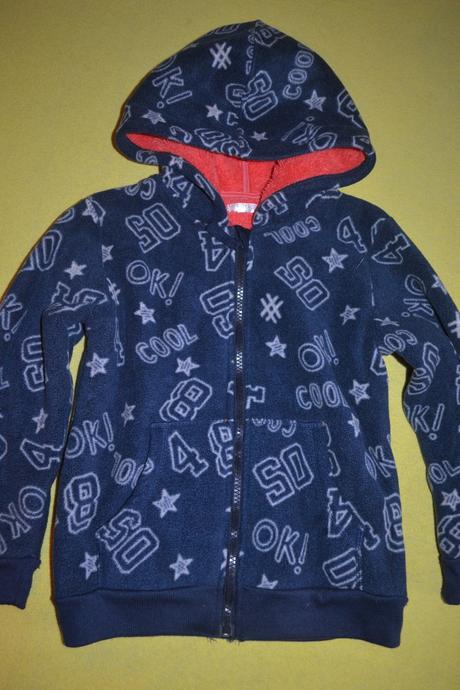 Mikina v.116,na zip, oteplená, boys,116