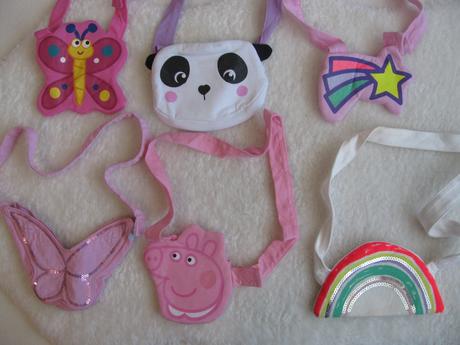 Dívčí plátěné kabelky na maličkosti/ks-40kč,