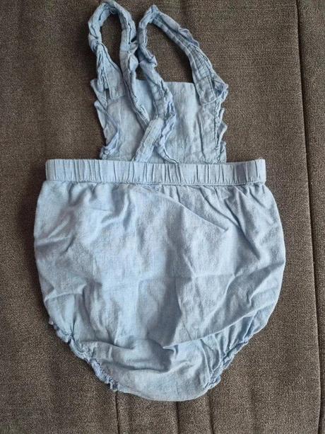 Letní overal h&m s výšivkou, vel. 80, h&m,80