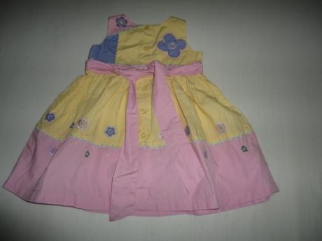 Krásné šaty next, vel. 6-9 měsíců, next,74