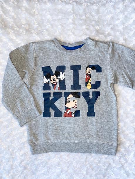 Šedá mikina s mickey c&a, c&a,92