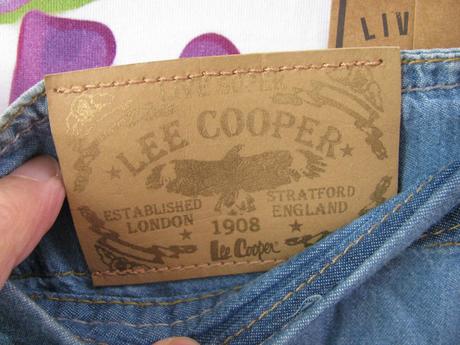Letní džínové kotníkové kalhoty lee cooper, lee cooper,164