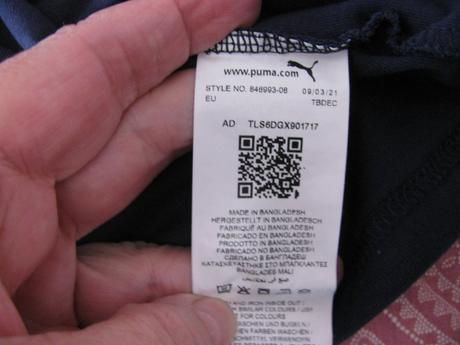 Tmavě modré bavlněné tričko puma, puma,140