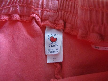 Letní kraťásky., baby club,74