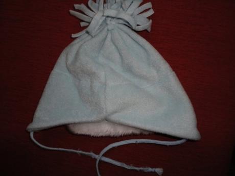 Fleec čepička se střapcem, vel. 1-1,5 roku, 80