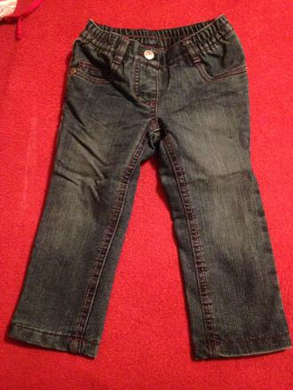 Dívčí zateplené rifle - džíny, lupilu,86