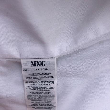 Bila slabší prosivana bunda mango s, mango,s