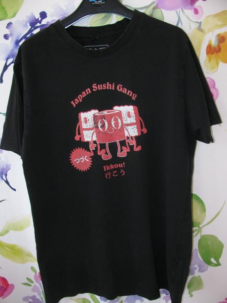 Černé bavlněné tričko mister tee, l