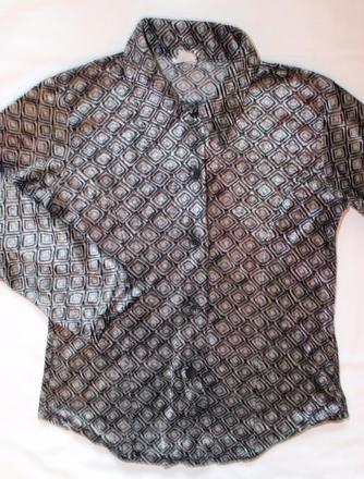 Op143. sametová košile dívčí 8 let, 128