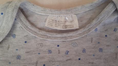 Kojenecké body s dlouhým rukávem, vel.86, zn.ergee, ergee,86