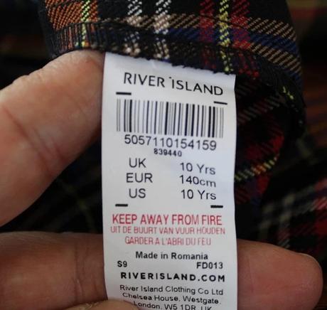 Sukně vel. 10 let, river island,140