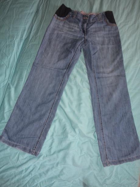 Bokové těhotenské džíny, c&a,42