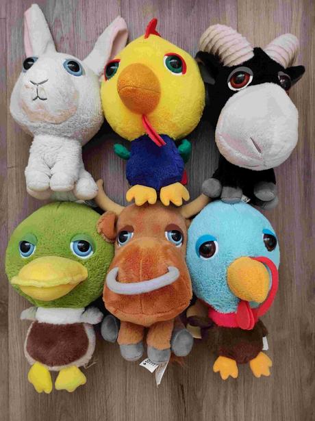 Plyšáci billa farma banda 6 ks, 