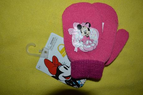 Rukavice palčáky s minnie v.74-92, disney,74 / 80 / 86 / 92