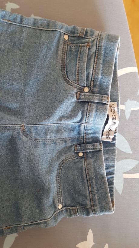 Dívčí džíny značky skinny denim, vel. 5-6 let, denim,116