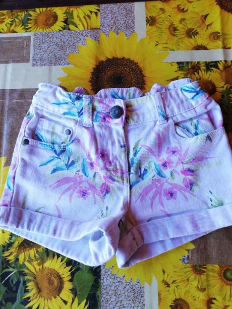 Sada dívčích šortek vel. 122/128., palomino,122