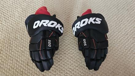 Hokejové rukavice oroks, oroks,l