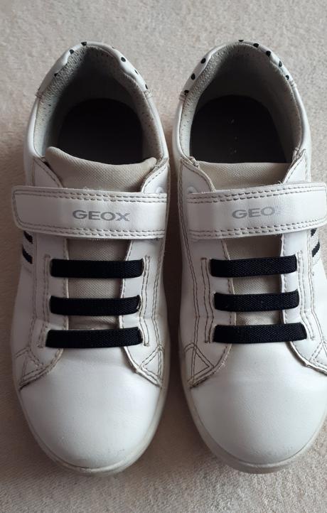 Dívčí boty, botky, bílé, geox, vel.32, geox,32